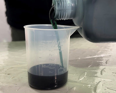 Mix 2 stroke petrol fuel