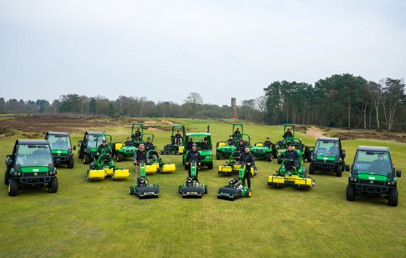 Iconic inland golf course switches brands in huge machinery overhaul